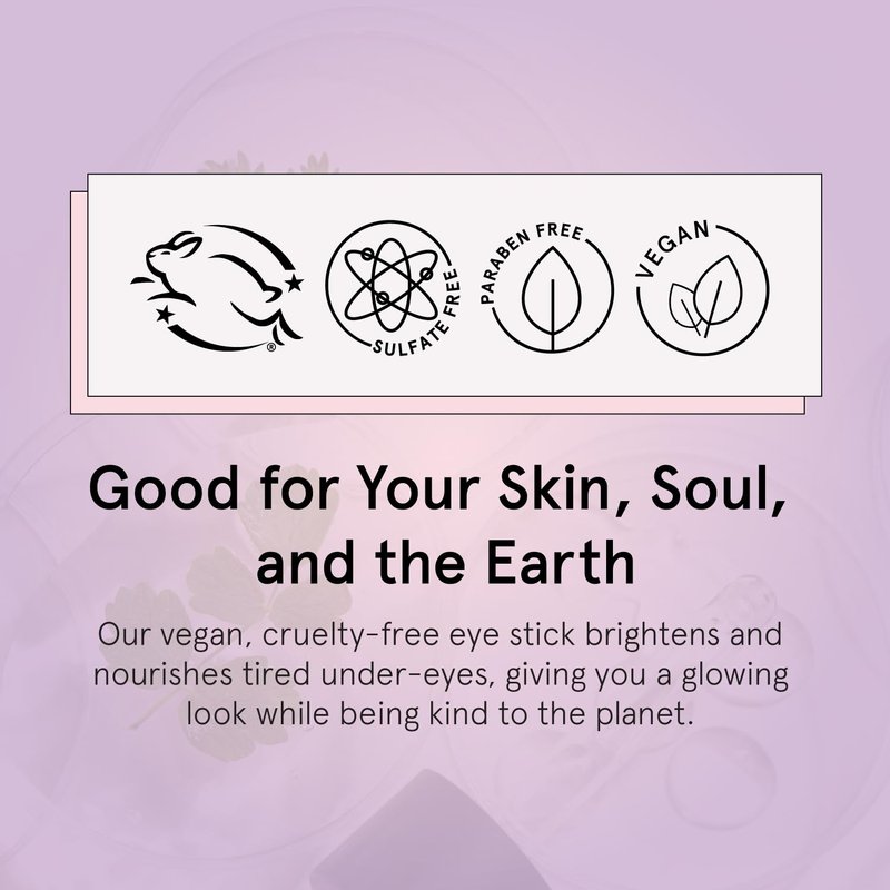 grace & stella Under Eye Brightener Balm Stick - Travel Size Toiletries - Retinol & Caffeine Eye Cream for Dark Circles, Puffiness, Wrinkles - Restore and Hydrate - Vegan Skincare (0.13oz / 3.5g)
