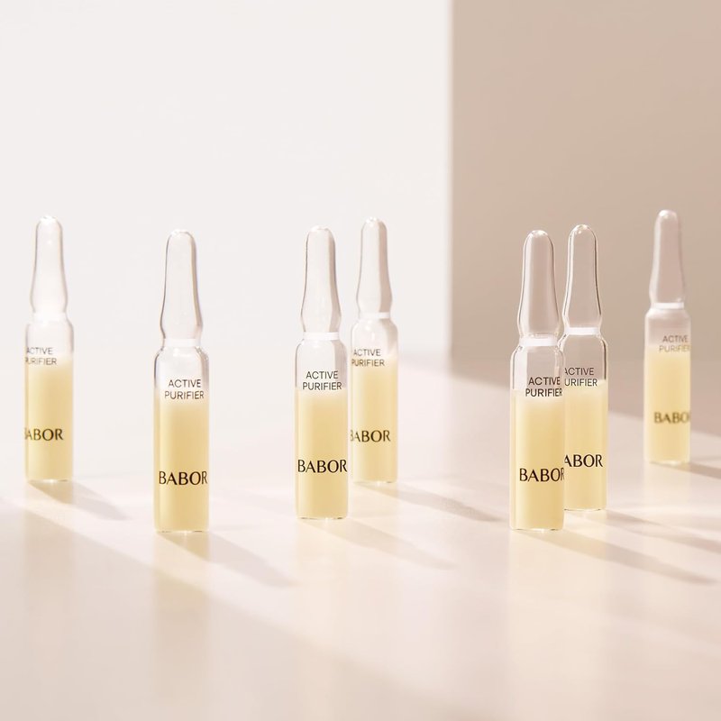 Babor Active Purifier Ampoule Concentrates - Tea Tree Oil for Refined, Revitalized Skin | Clean & Vegan, 7-Day Results