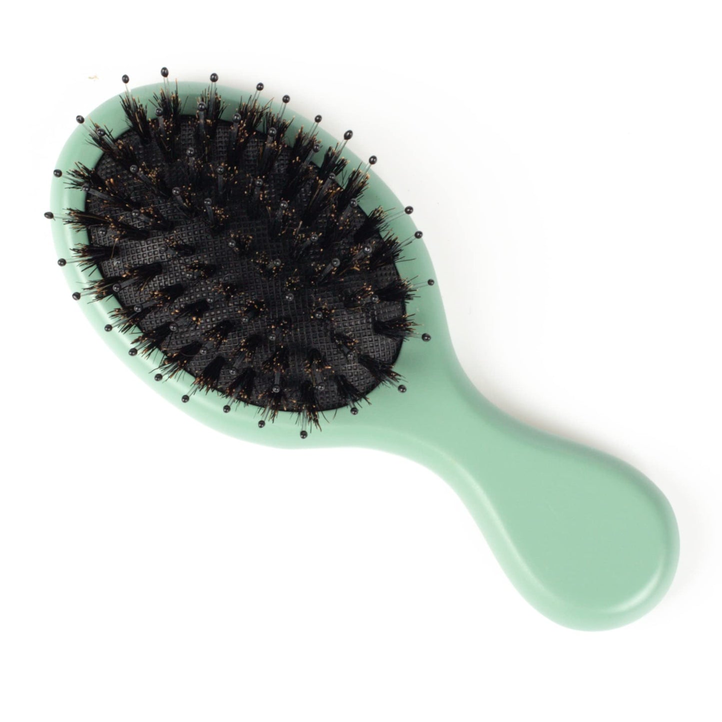 Boar Bristle Hair Brush, Olive Wood Air Cushion Massage Brush With Nylon Pin for Women Men Travel Hair Brush for Curly & Dry Hair Smoothing Detangling