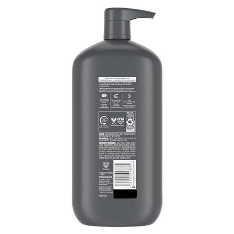 DOVE MEN + CARE Body and Face Wash Rejuvenating Mango + Cedarwood 3 Count for Men, with 24-Hour Nourishing Micromoisture Technology, 30 oz