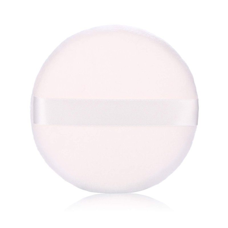 WSYUB Powder Puff, Powder Puff for Body Powder, Ultra Soft Large Velour Body Powder Puffs, 4.13 inch,4pcs，White, Round