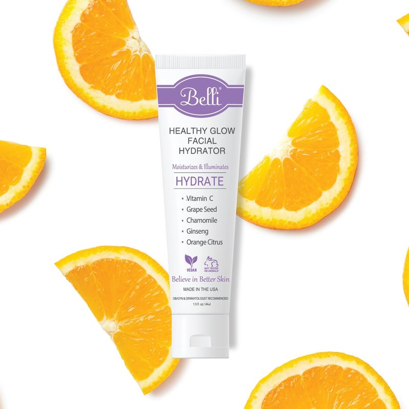 Belli Skincare Healthy Glow Facial Hydrator | Vitamin C Moisturizer for Oily, Dry & Sensitive Skin - Pregnancy Safe, 1.5 Fl Oz