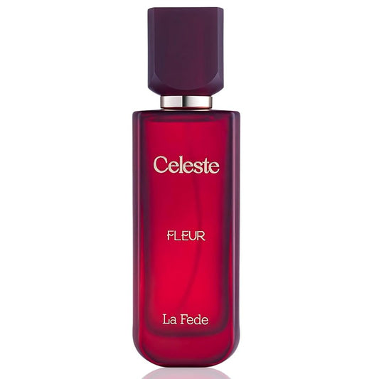 KHADLAJ PERFUMES Celeste Fleur 100ml EDP La Fede for Women - Blackcurrant Violet and Cedar- Over Red Juicy Accords with Warm Woody Vanilla Scent