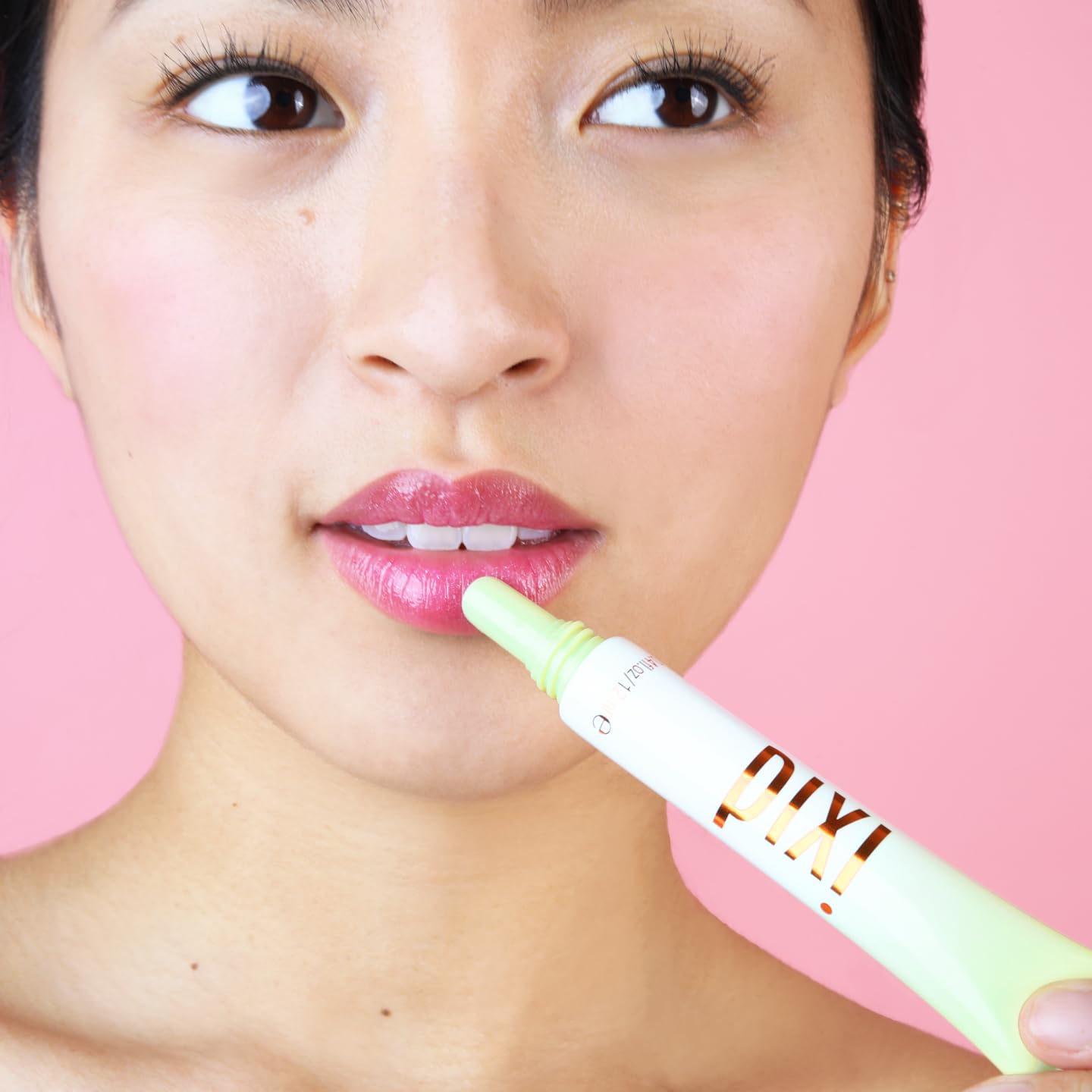 Pixi Beauty LipTone pH Reactive Lip Gloss in SnowPearl | Color Changing Tinted Lip Balm with Rosehip Oil & Shea Butter | Non-Sticky Mirror-Shine Finish | 0.4 fl oz
