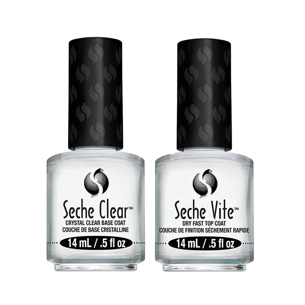 Seche Clear Vite - Base Coat & Top Coat for Long-Lasting Nail Polish | Quick-Dry Formula