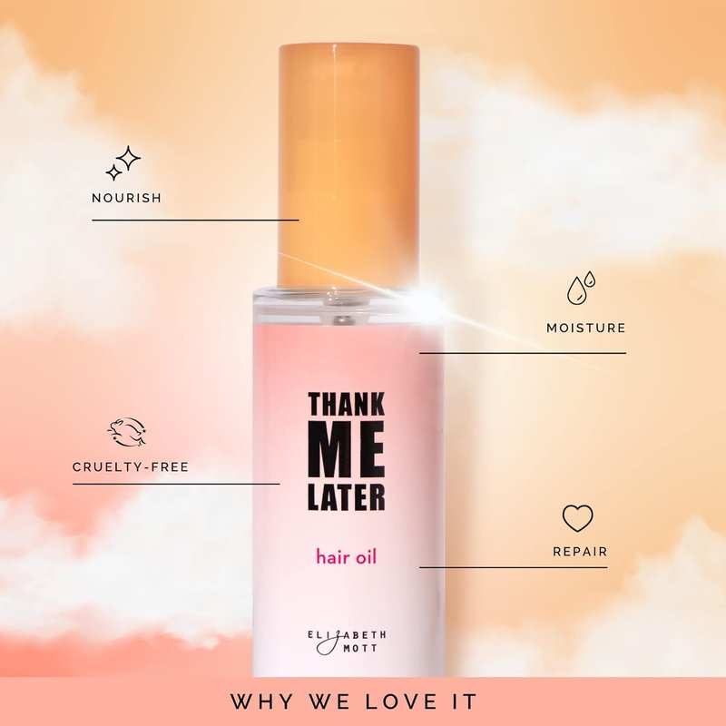 Thank Me Later Eye Primer & Hair Oil Set - Long-Lasting Makeup & Nourishing Hair Care | 10g & 80ml