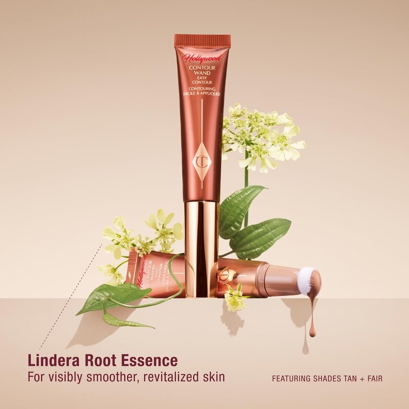 Charlotte Tilbury Hollywood Liquid Contour Wand - Easy Contour Stick & Bronzer for Sculpting | Natural Finish