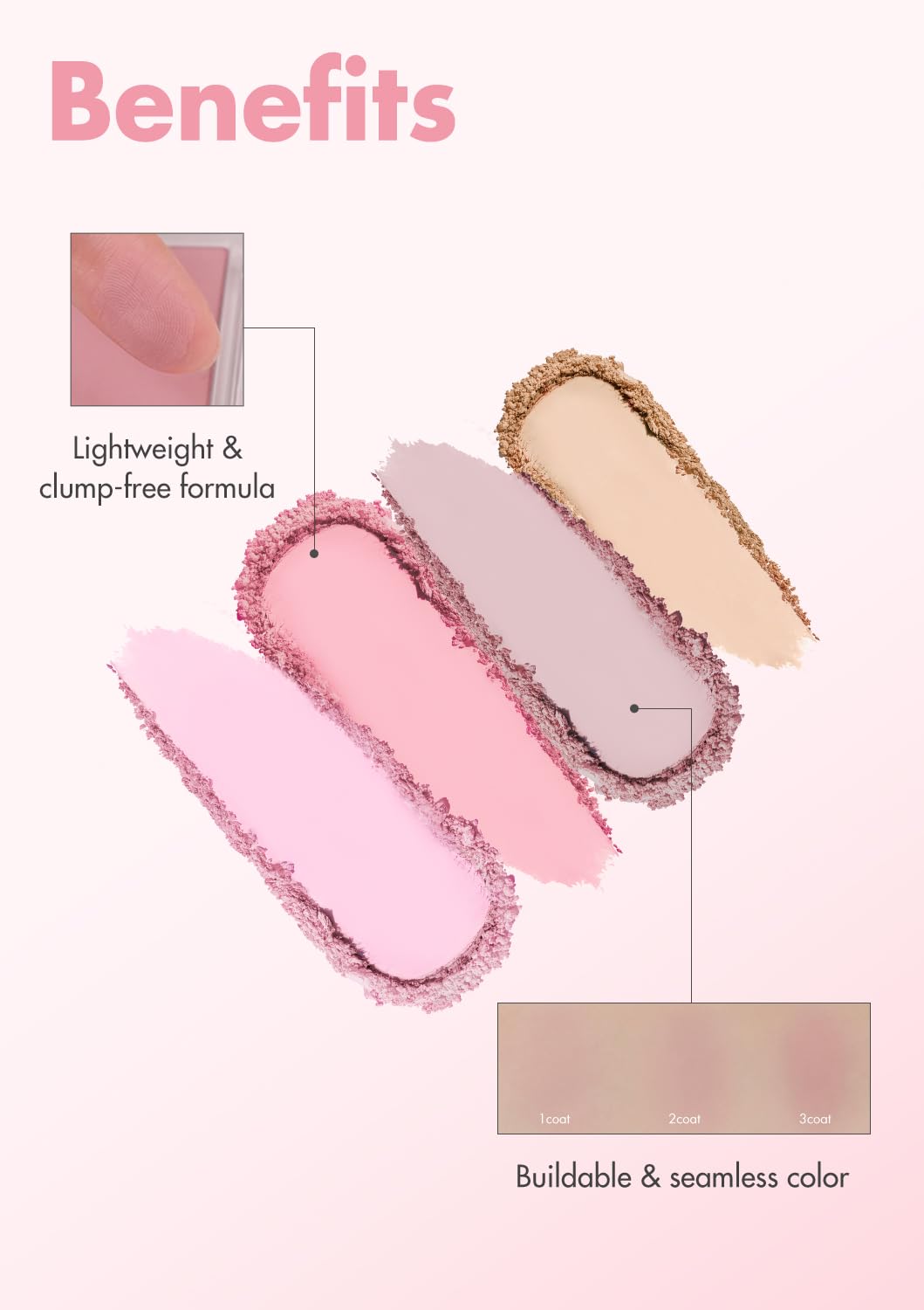 BETTER THAN CHEEK S02 Lychee Chip - Soft Nude Blurring Matte Blush for Natural Radiance & All-Day Wear