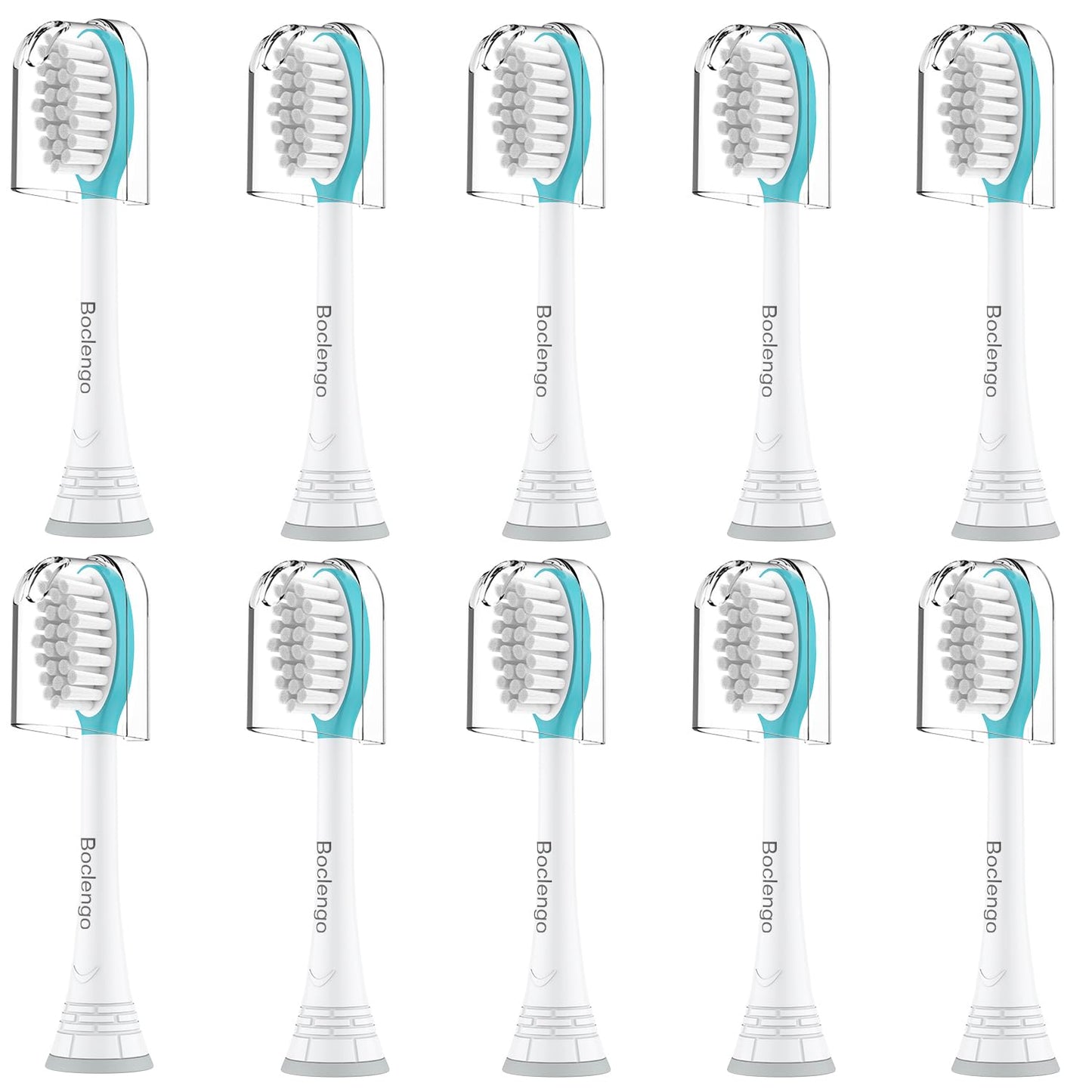 Boclengo Kids Replacement Heads for Philips Sonicare Kids Toothbrush Heads,for Phillips Sonicare HX6042/94, HX6340,HX6321,HX6320/30,Standard Child Brush Head for Philips Sonic Care,7-12,10 Pcs