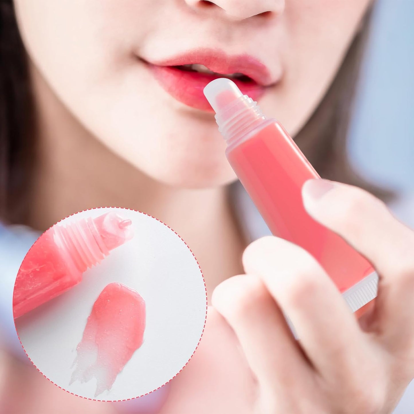 Empty Lip Gloss Tubes - 300 Pcs 8ml Clear Squeeze Containers for DIY, Travel Toiletries & Personal Care