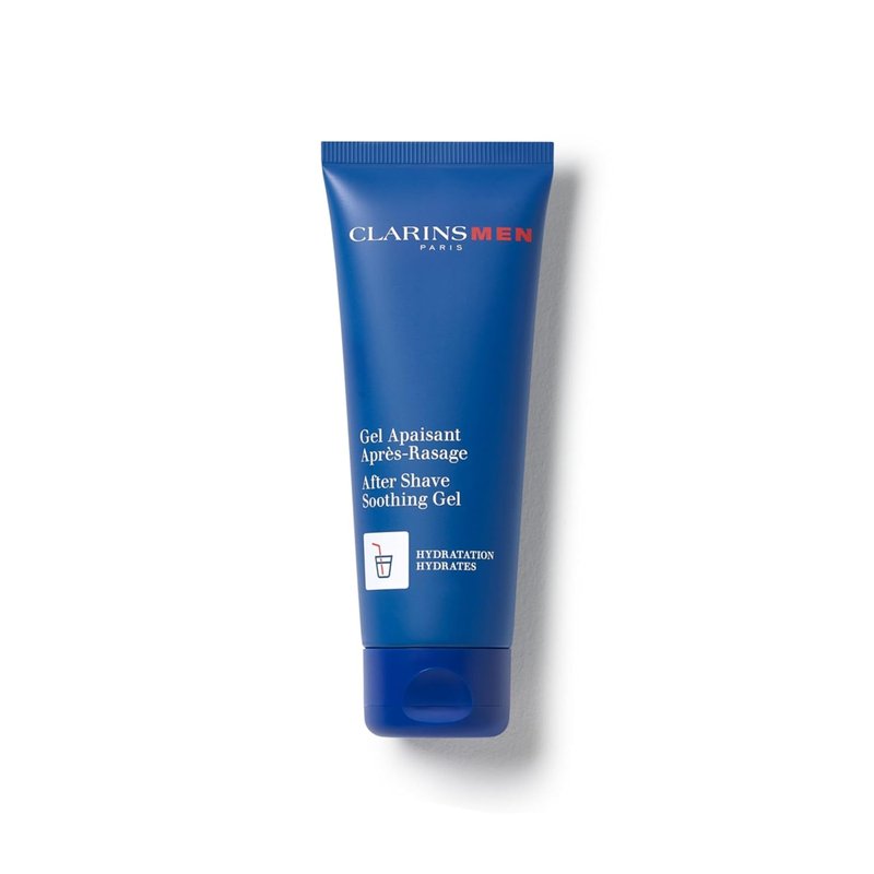 CLARINS Men After Shave Soothing Gel - Hydrating Formula for Irritation Relief | 2.5 Ounces