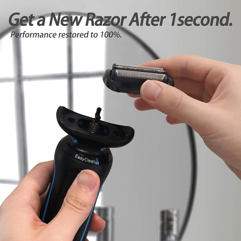 VIDSA Series 5 Series 6 53B Shaver Replacement Head for New Gens S5 S6 Razors, Compatible with 6072cc, 6090cc, 6020s, 6040cs, 6075cc, 5018s, 5049cs, 5035s…(2 Count)