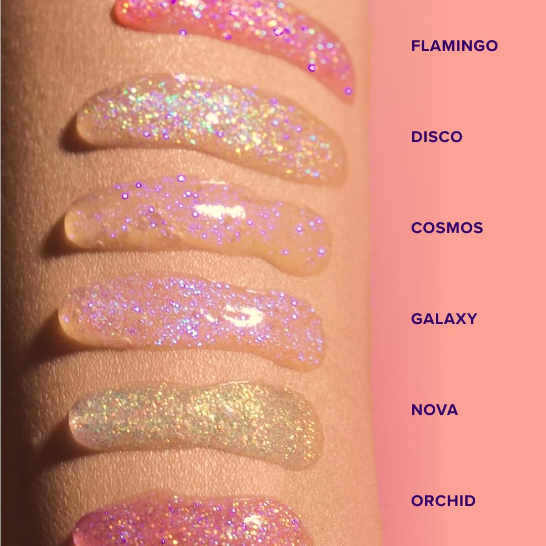 Unicorn Snot Lip Gloss - Long-Lasting Sparkly Shine | Vegan, Non-Sticky Formula, Clear Cosmos