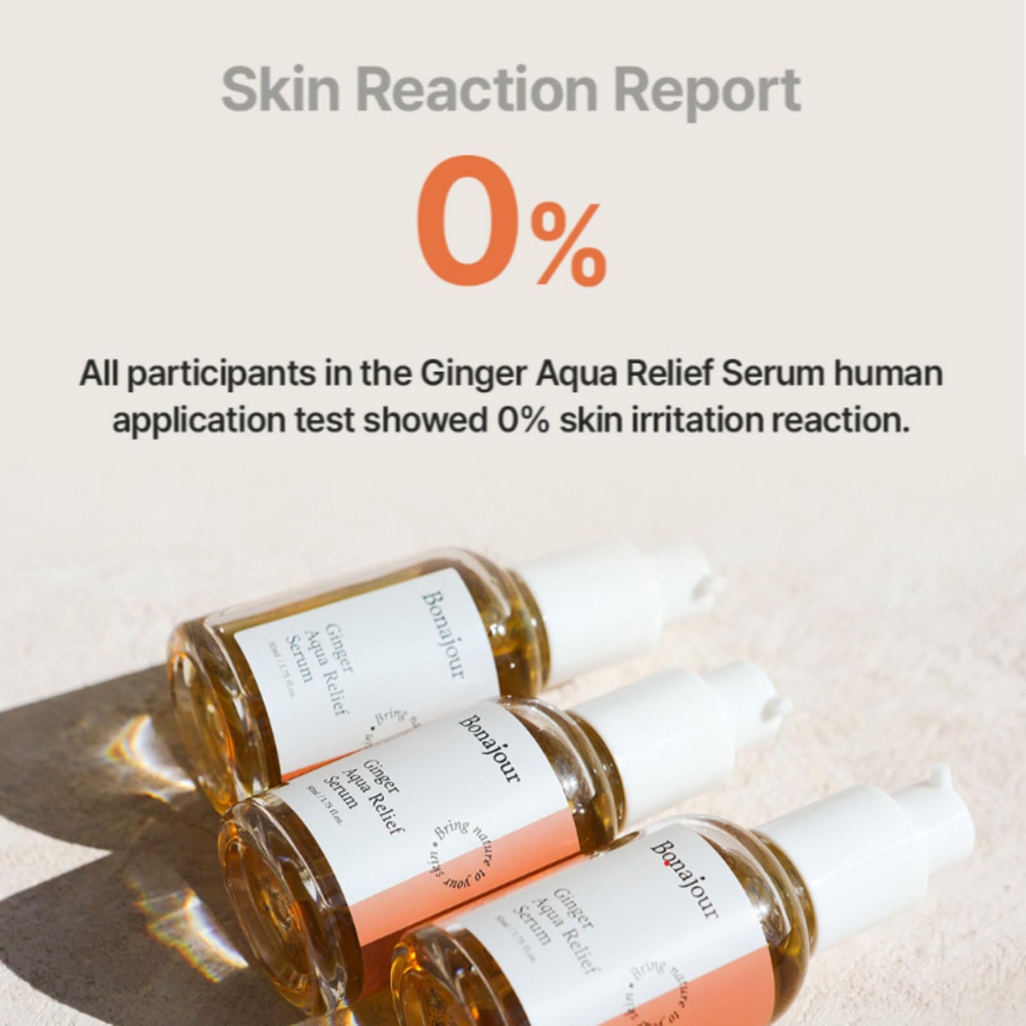 [BONAJOUR] Ginger Aqua Relief Serum for Sensitive Skin, Slow Aging Serum