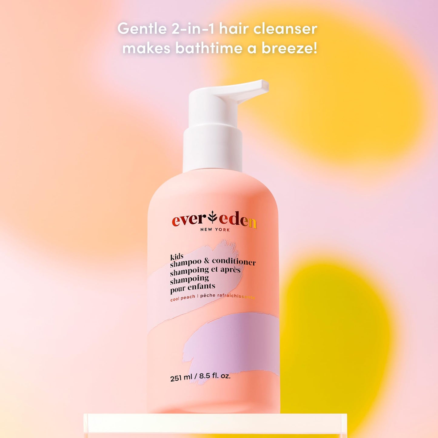 Evereden Kids Shower Essentials Set: 2-in-1 Kids Shampoo and Conditioner + Cloud Body Wash - Gentle Cloud-Like Toddler Body Wash & Gentle Shampoo-Conditioner - Clean & Vegan Skin Care