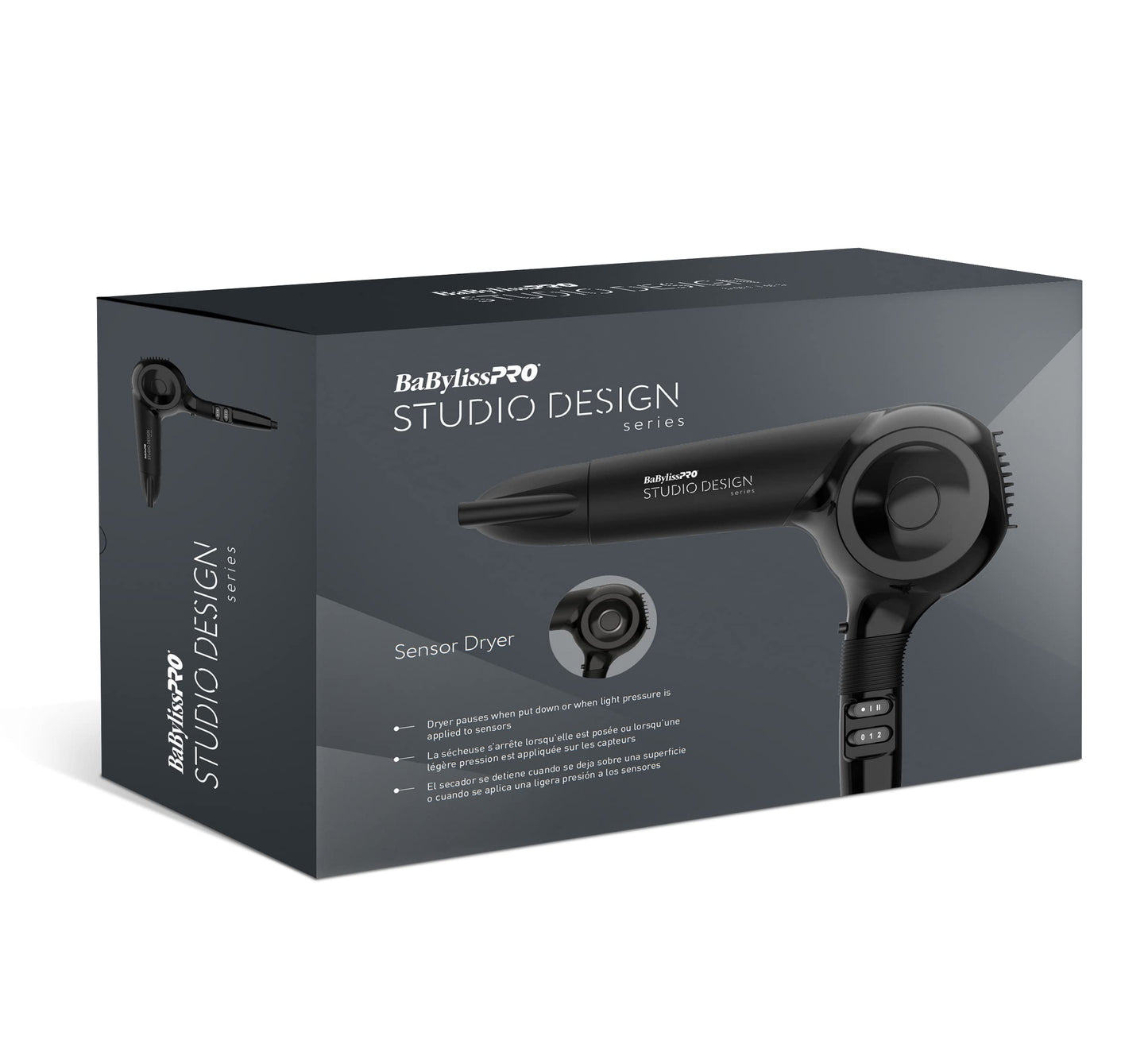 BaBylissPRO Studio Design Series Sensor 1875 Watt Hair Dryer, Hair Styling & Appliances
