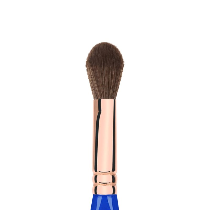 Bdellium Tools Professional Makeup Brush - Golden Triangle 940 Face Blending | Vegan Soft Synthetic Fibers, Blue, 1pc