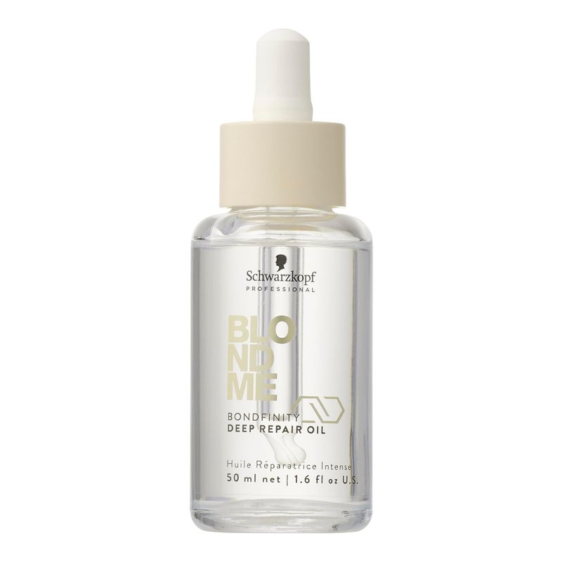 BlondMe Bondfinity Deep Repair Oil for Blonde Hair - Frizz Control & Heat Protection | 1.6 Fl Oz