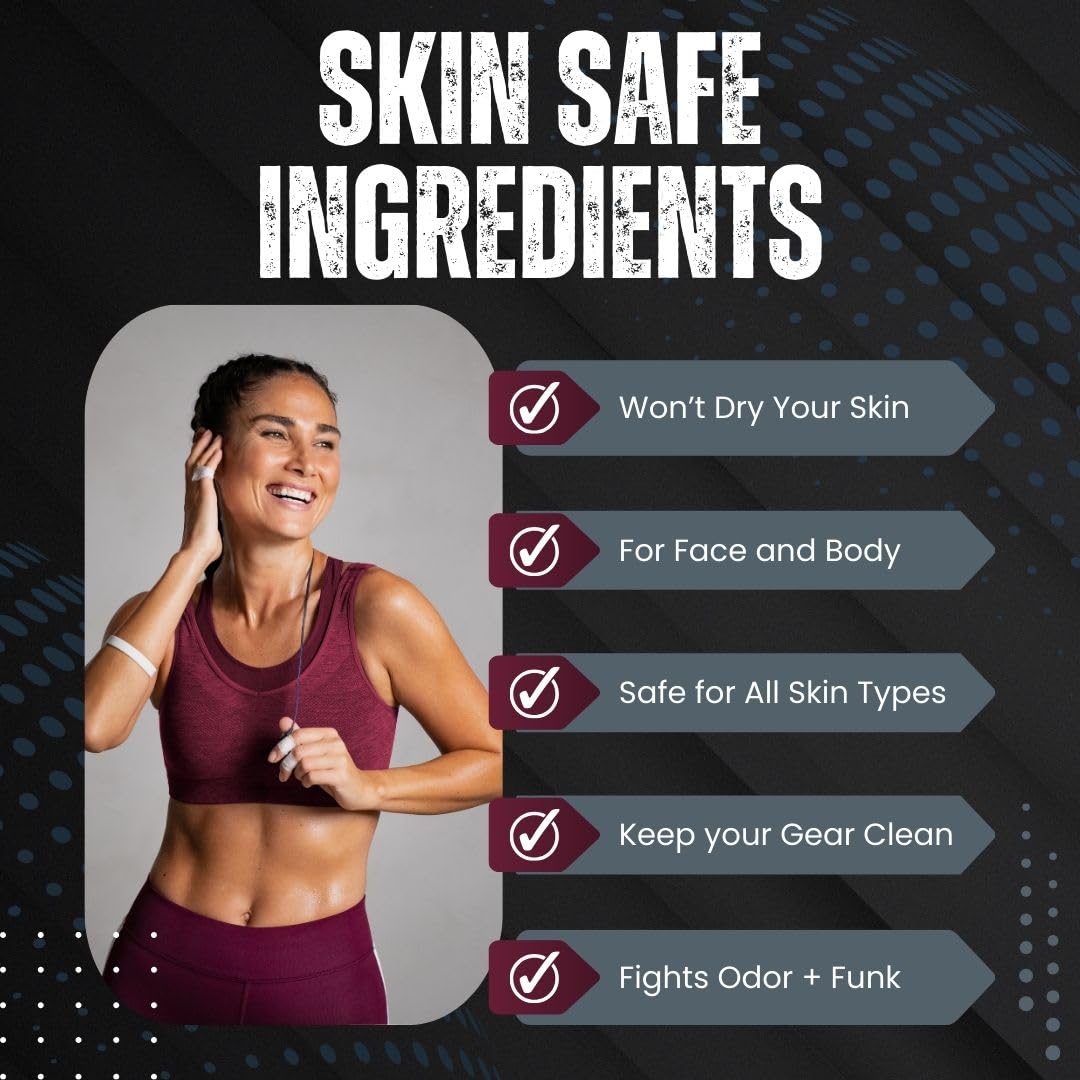 Post-Training Body Spray for Athletes - Witch Hazel Formula for BJJ, Wrestling & MMA | Deodorizes Skin & Gear - 8oz (Sandalwood + Bourbon)
