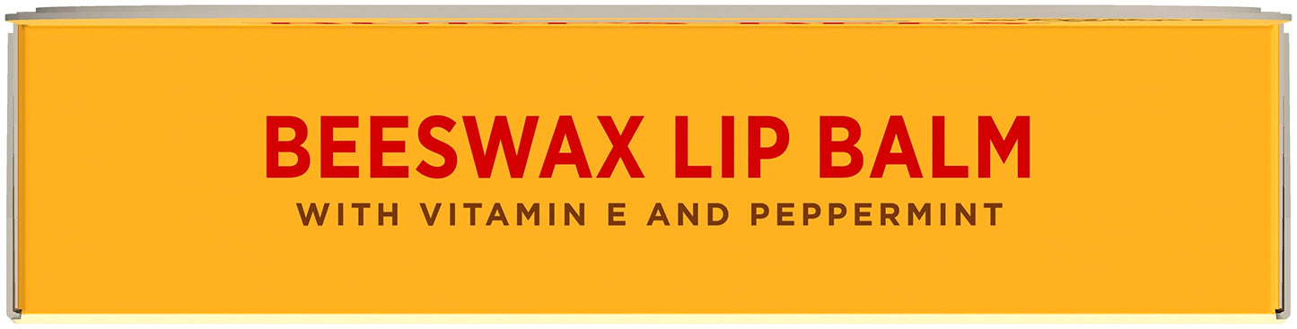 Beeswax Lip Balm Pack by Burts Bees for Unisex - 4 x 0.15 oz Lip Balm (Pack of 2)