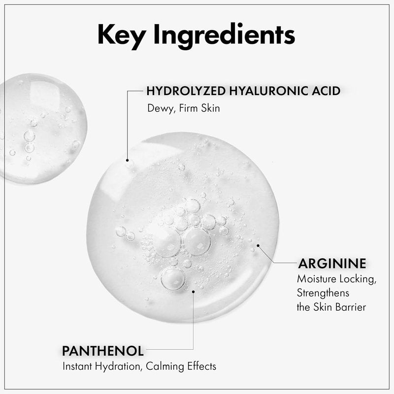 Hyaluronic Acid Ampoule - Hydrating Anti-Aging Face Serum for Dry Skin | Korean Skincare, 100ml