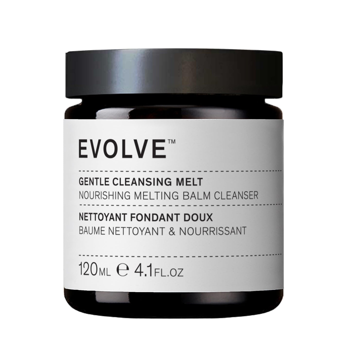 Evolve Organic Beauty - Gentle Cleansing Melt Balm | Soothe, Hydrate, Remove Make Up, Nourish | Baobab Oil, Vanilla | Small-Batch, Vegan Clean Beauty (4.1 oz | 120 mL) Package May Vary