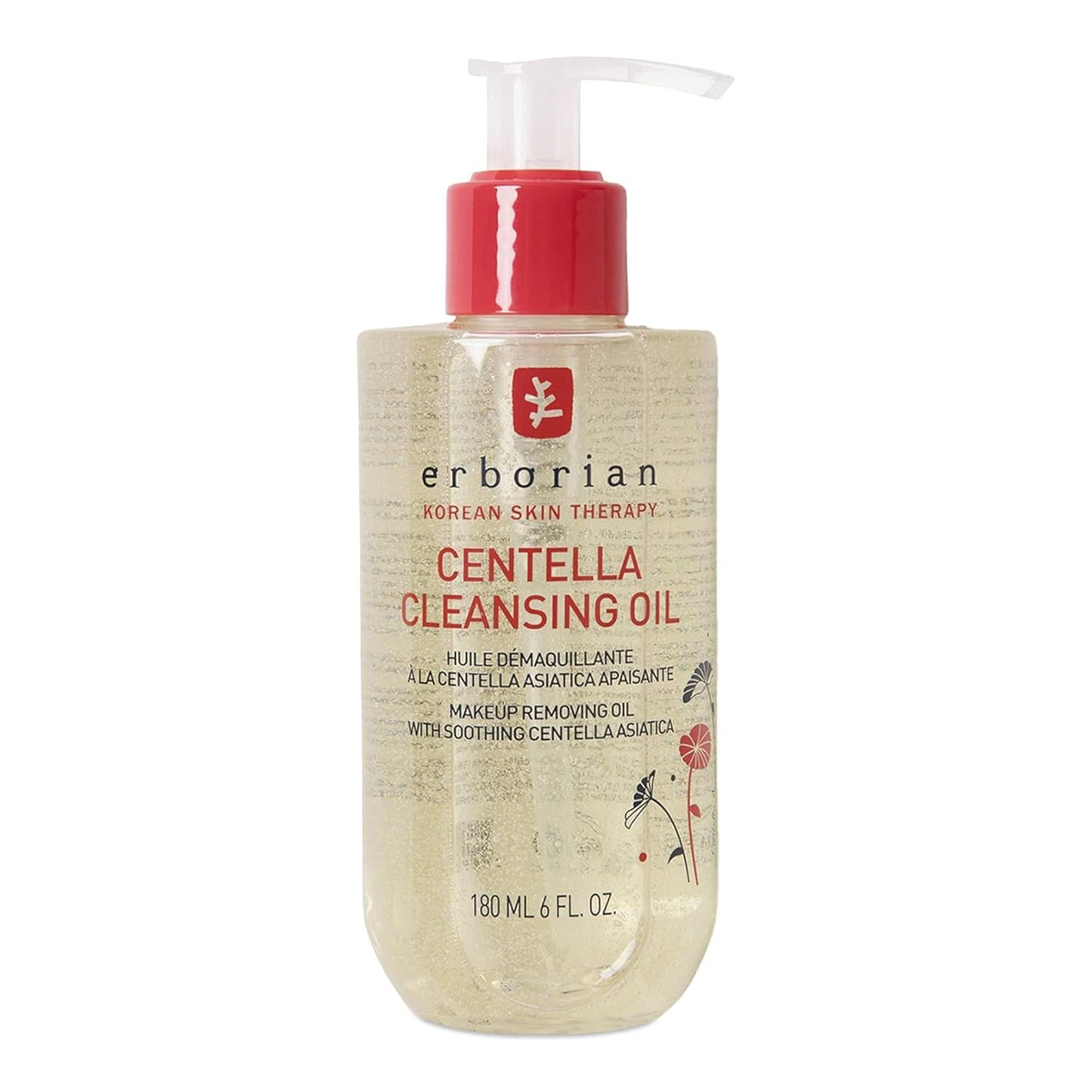 Erborian Cleansing Oil - Gentle Makeup Remover with Centella Asiatica | Hydrating Korean Skincare