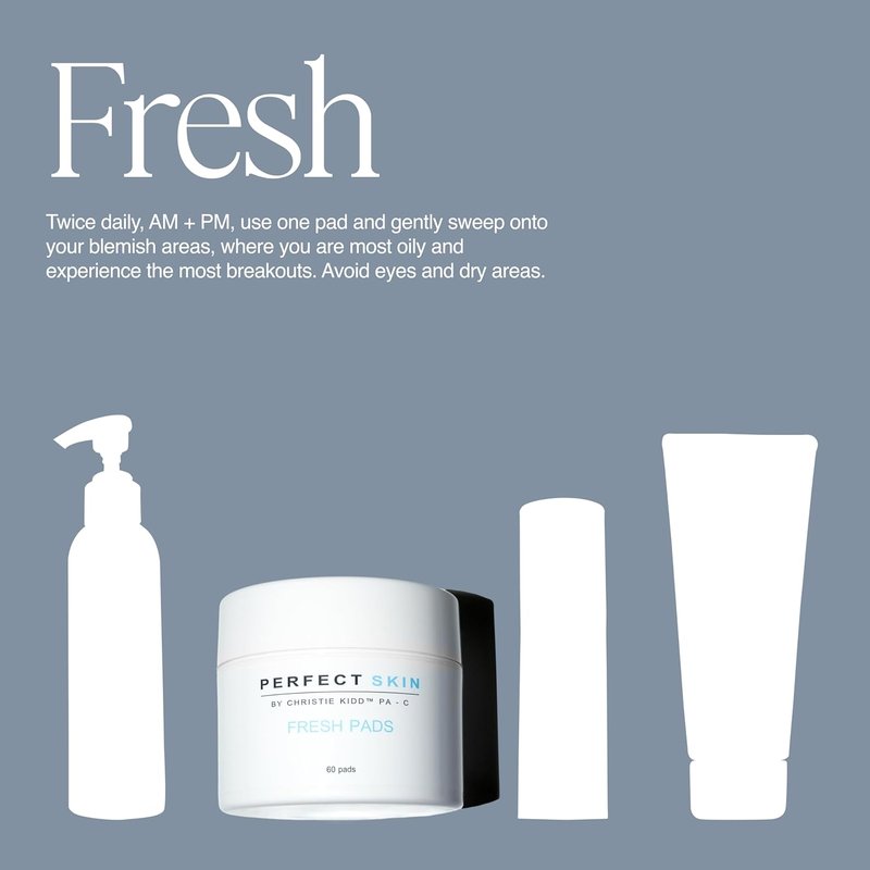 Fresh + Clean Duo Bundle - Natural Face Cleanser & Exfoliating Pads Set | Clean, Soothe, Refine Skin
