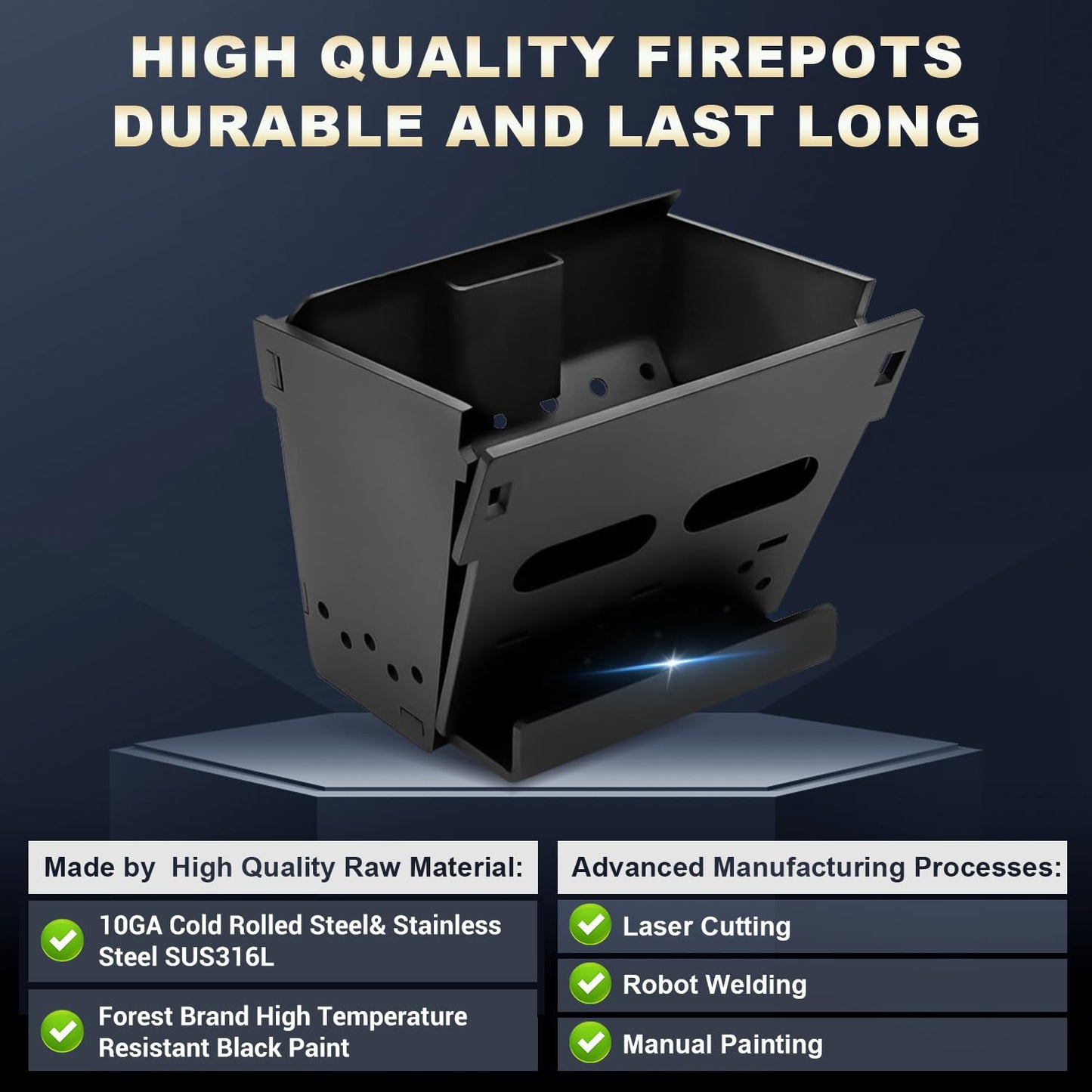 Protalwell Firepot Replacement for Pelpro & Pleasant Hearth Pellet Stoves, Burning Pot, SRV7077-003&SRV7077-043