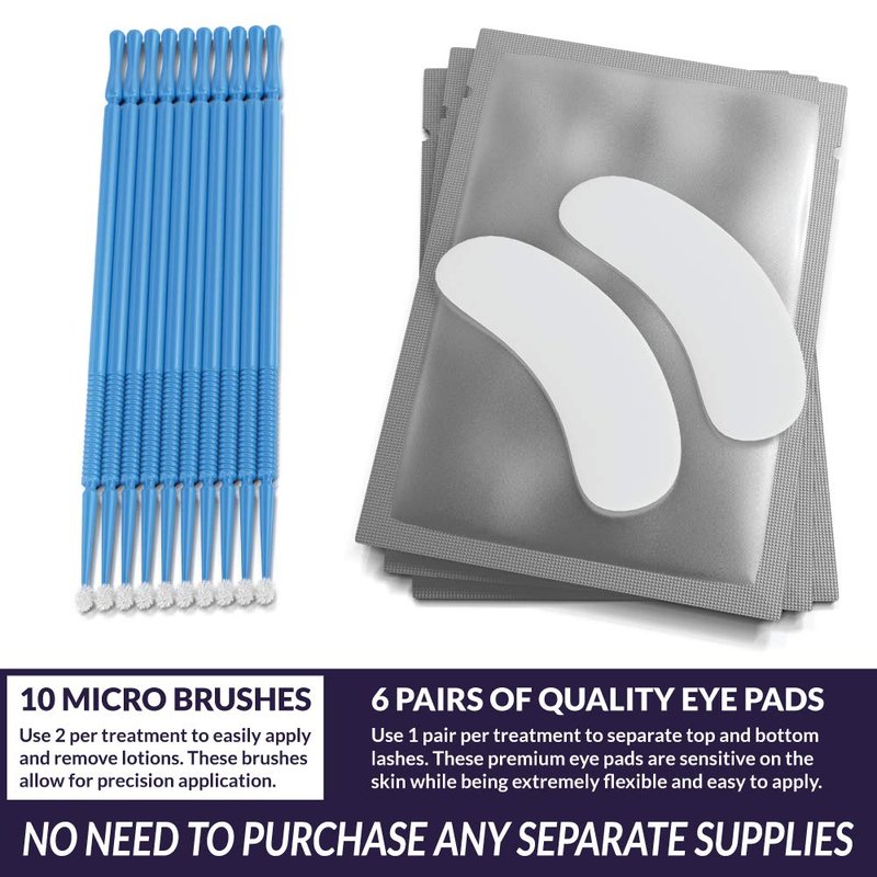 Lash Lift Kit For Professionals - For Perming, Curling and Lifting Eyelashes | Semi Permanent Salon Grade Supplies For Beauty Treatments | Includes Eye Shields, Pads and Accessories