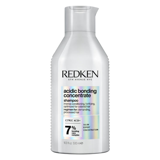 Redken Acidic Bonding Concentrate Shampoo - For Damaged Hair Repair, Strengthens and Repairs Weak and Brittle Hair, Sulfate-Free, Color Safe, With Citric Acid, 10.1 Fl Oz