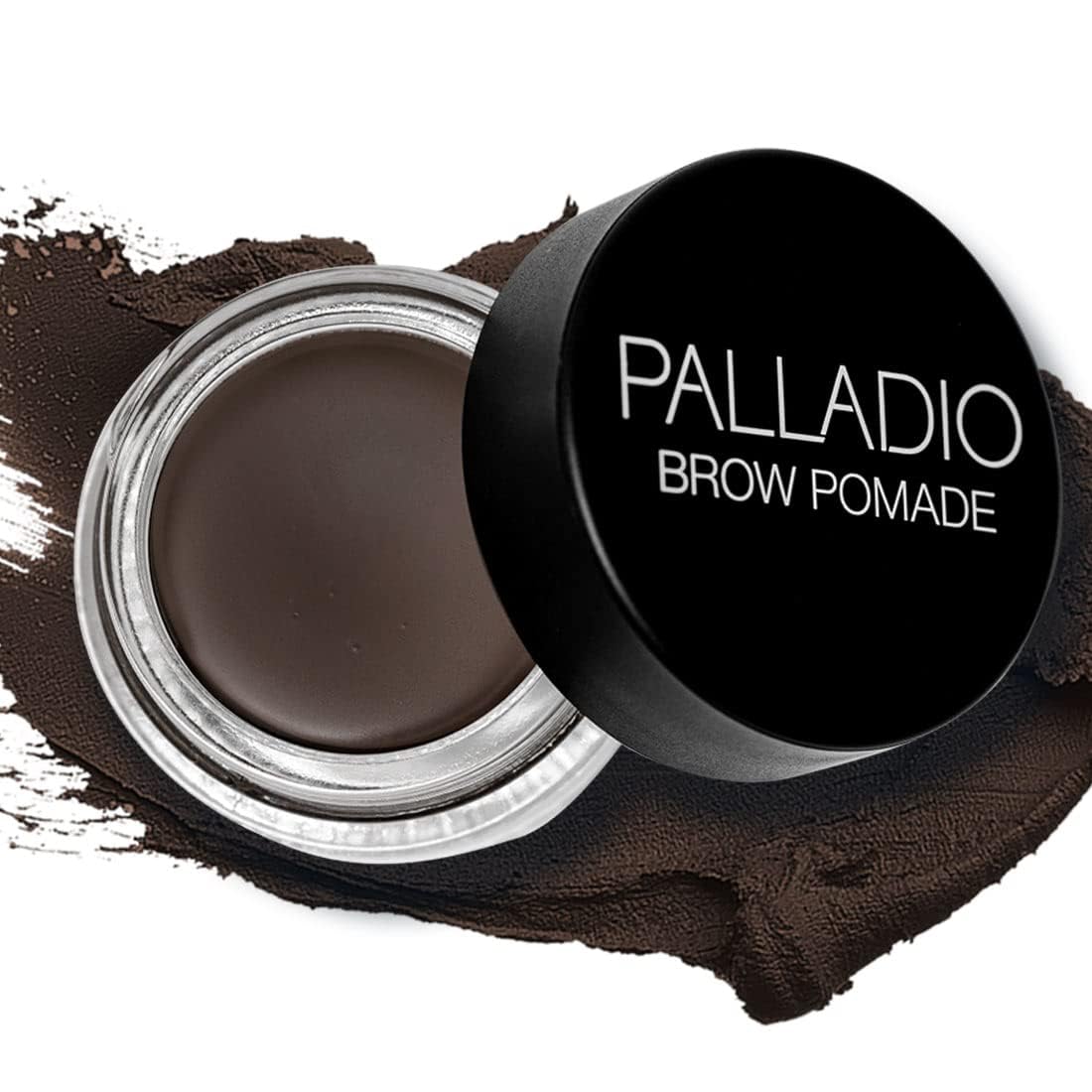 Brow Pomade Waterproof - 24 Hour Smudge-Proof Formula | Dark Brown, Creamy Texture for Defined Brows