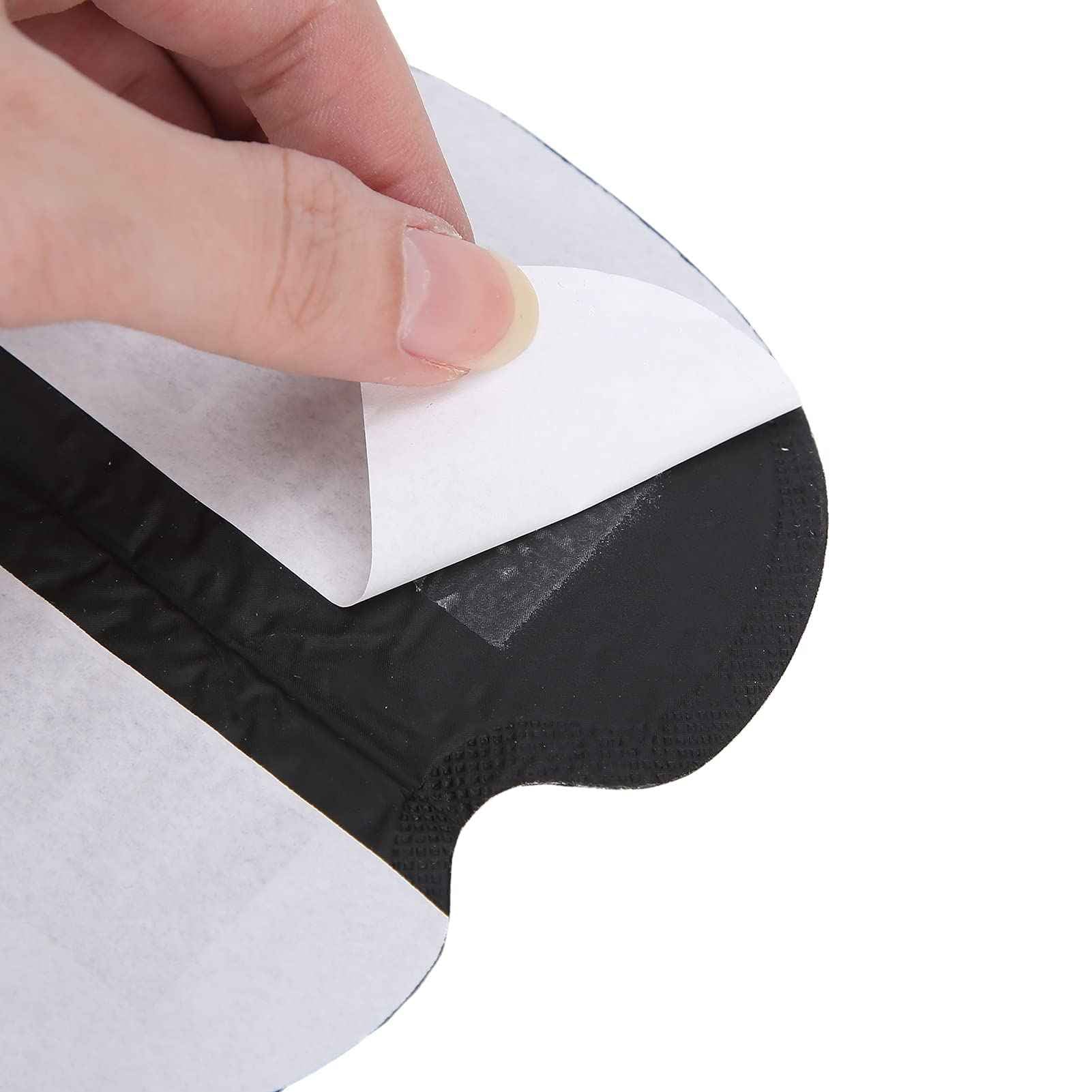 60pcs Underarm Armpit Sweat Pads Non‑Woven Fabric Dress Clothing Underarm Sweat Pads, Convenient Underarm Armpit Pad Strong Adhesion Keep Clean for Hot Weather
