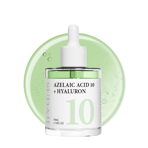 SUDAJI 1.76 fl oz Azelaic Acid 10 Hyaluron Redness Balancing Serum, Facial Serum for Uneven Skin, Hyaluronic Acid, Niacinamide