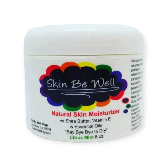 Skin Be Well Natural Moisturizing Cream, Citrus Mint (8 oz)