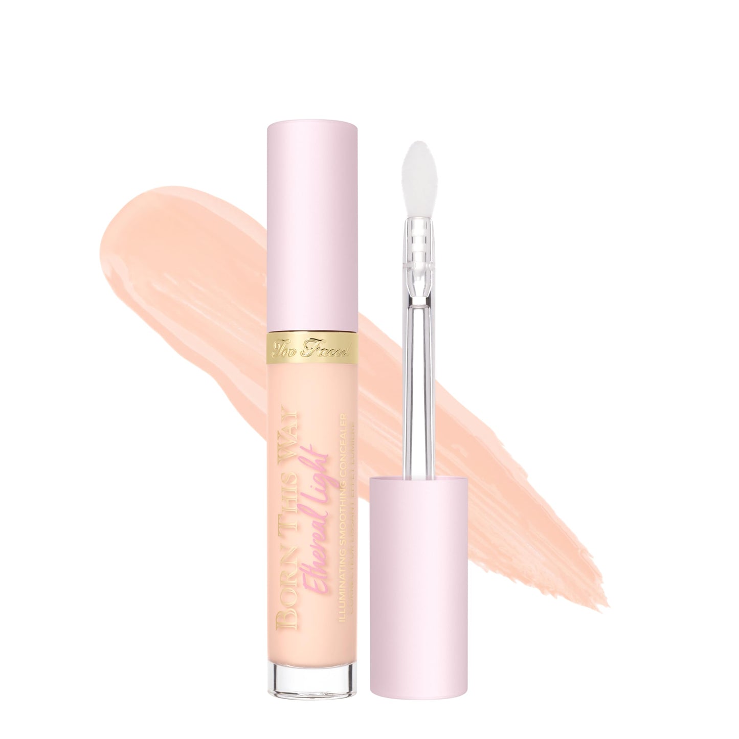 Too Faced Born This Way Ethereal Light Illuminating Smoothing Concealer | With Hyaluronic Acid, Conceals + Brightens Dark Circles, Non-Creasing + Waterproof, 0.16 Fl Oz, Oatmeal