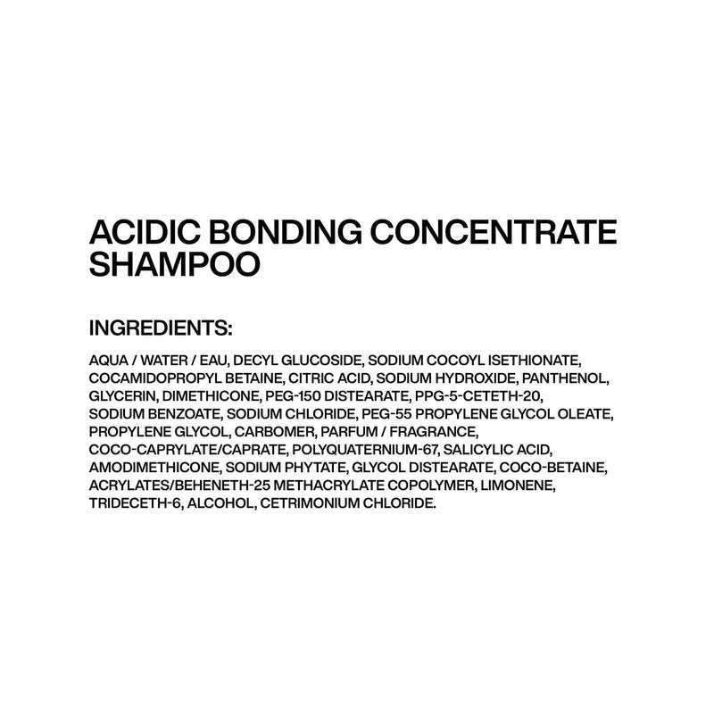 Redken Acidic Bonding Concentrate Shampoo & Pre-Treatment Set | Repair Damaged Hair, Reduce Breakage