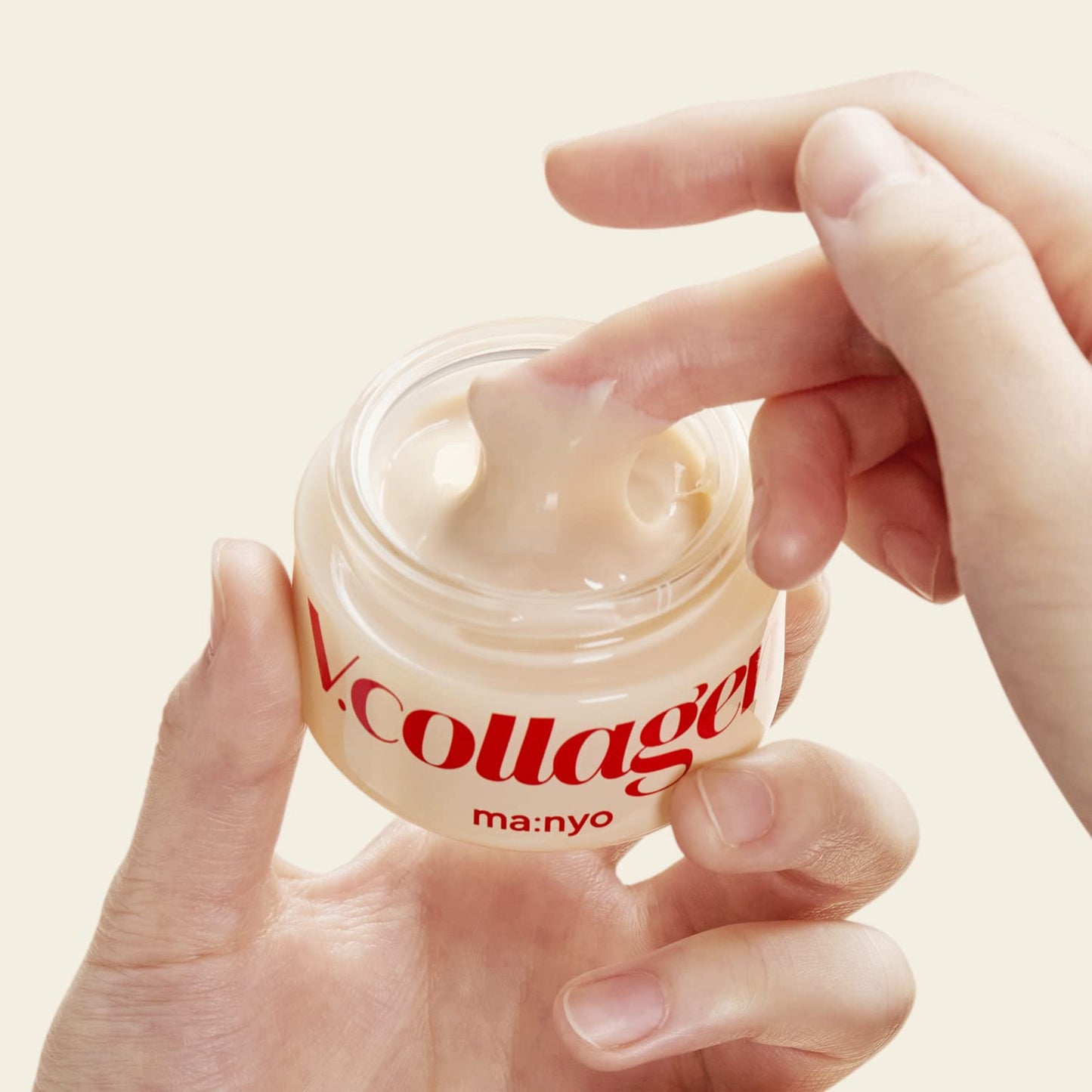ma:nyo V.collagen Heart Fit Cream (50ml/1.69fl oz) - Vegan, Reduce wrinkles, Face Lift effect