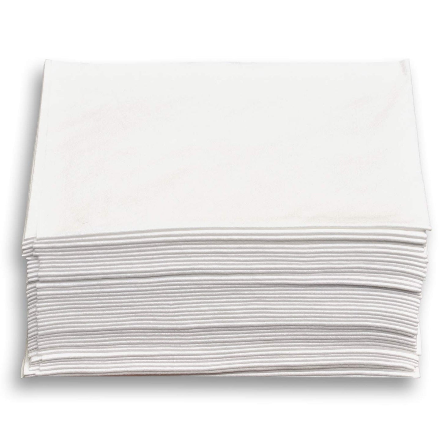 DAVELEN Essential Disposable Hair Towels for Women, 32 inch X 16 inches Each, Super Absorbent Quick Dry Hair for Drying Curly, Long & Thick Hair (White) (50)