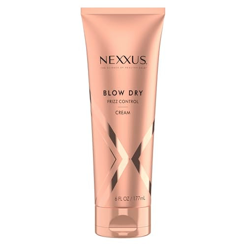 Nexxus Blow Dry Cream Frizz Control for Weightless Style & Volume, with StyleProtect Technology 6 oz