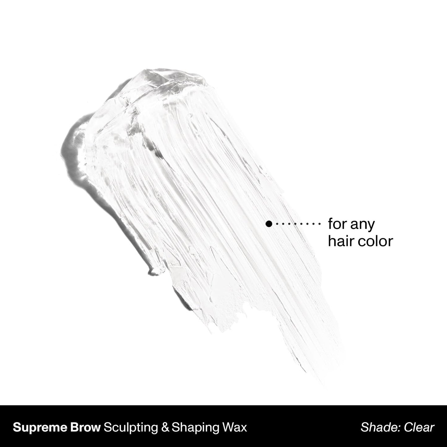 Morphe Supreme Brow Wax - Sculpting & Shaping Eyebrow Wax with a Long-Lasting, Water-Resistant Formula -Designed to Create a Fluffed or Laminated Look - Clear (0.21 oz)