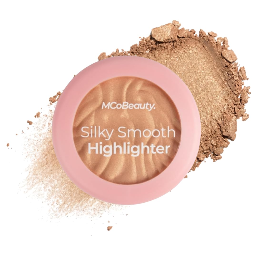 MCoBeauty - Silky Smooth Bronzer Powder - Ultra-Pigmented Bronzing Pressed Powder - Natural Looking and with Shimmer Finish - Face Makeup