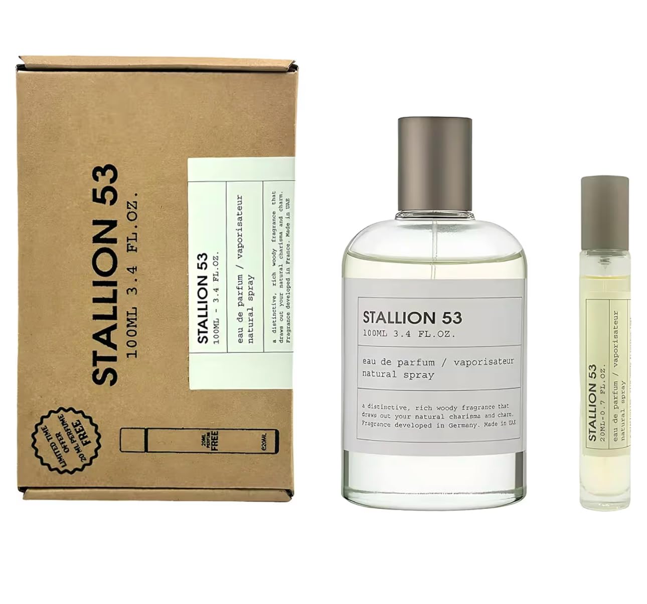STALLION 53 PERFUME UNISEX 3.4 FL OZ EAU DE PARFUM UNISEX
