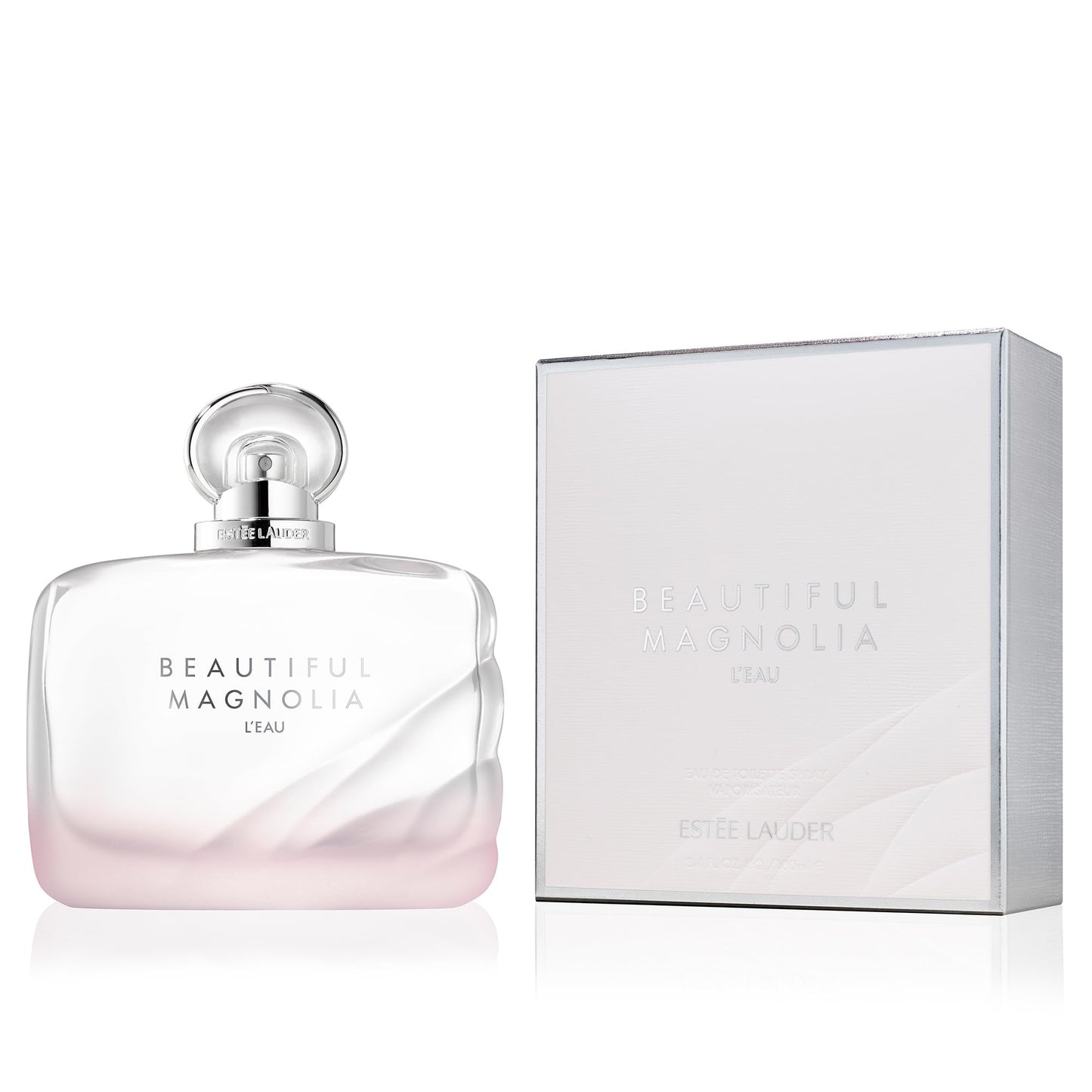Estée Lauder Beautiful Magnolia L'Eau Eau de Toilette Spray with Notes of Lavender, Magnolia, Rose & Amber | Perfumes for Women, 3.4 Fl Oz