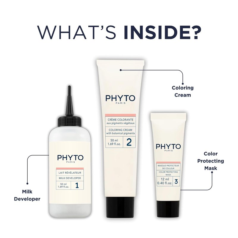 Phytocolor Permanent Hair Color - 10 Extra Light Blond | Ammonia-Free, Botanical Pigments, 100% Grey Coverage
