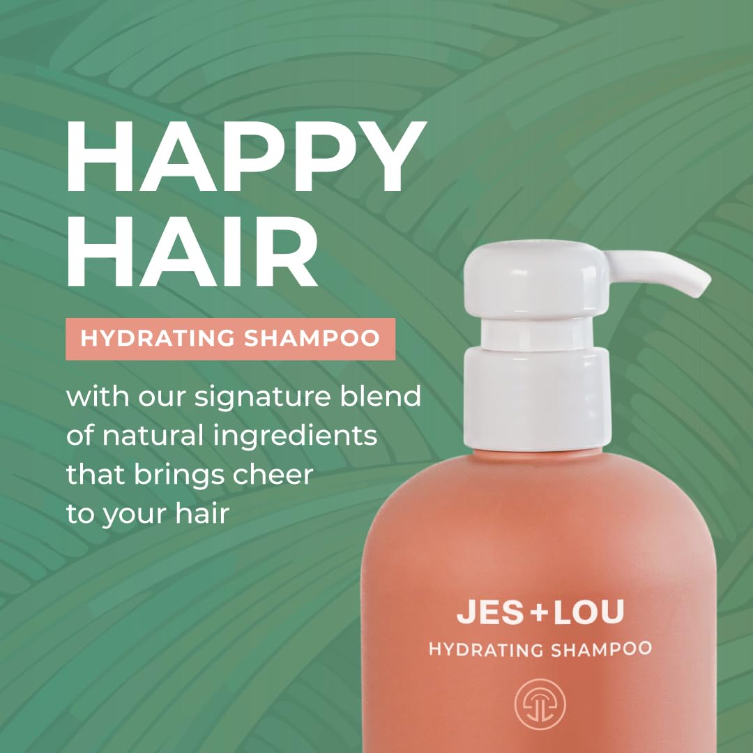 Sulfate-Free Hydrating Shampoo - Natural Ingredients for Dry Hair | Vegan, Paraben-Free, 10 oz