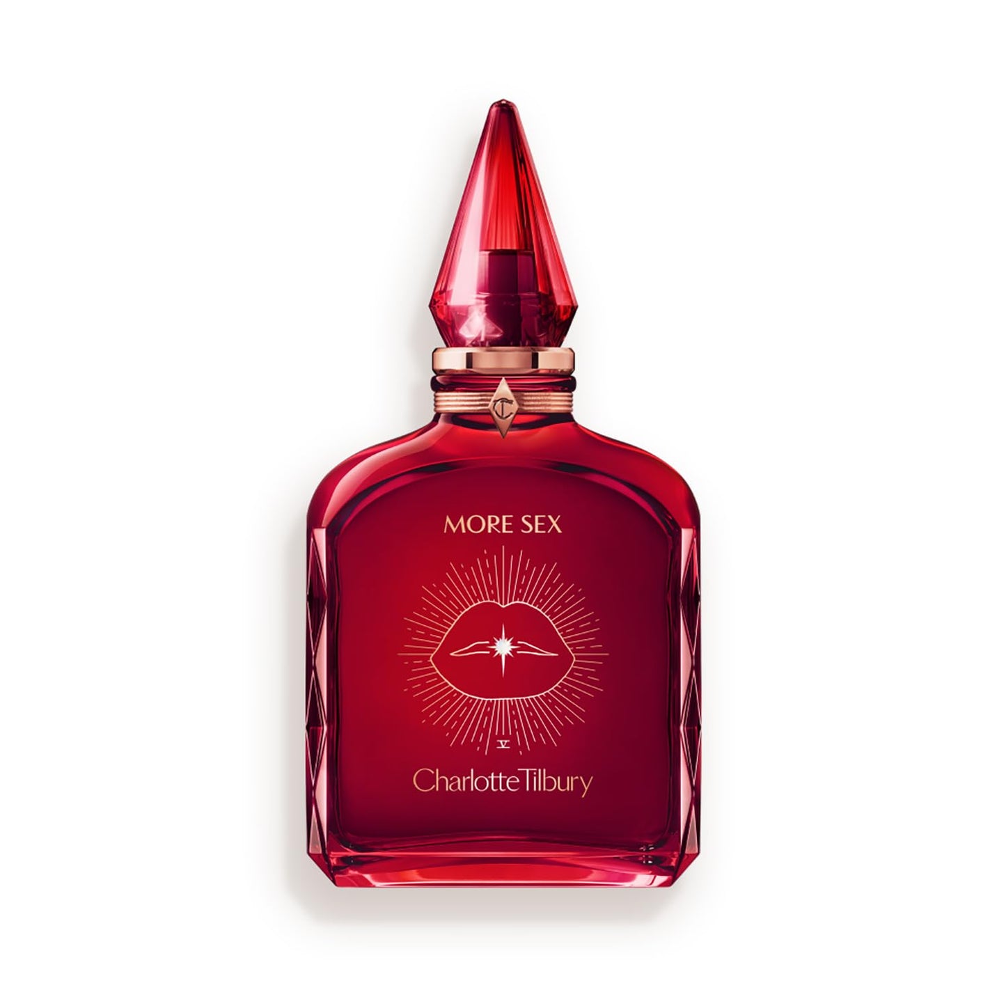 Charlotte Tilbury More Sex Eau De Parfum - Pheromone Enhancing Sandalwood Perfume with Naturally-Derived Oils - Long-Lasting Scent with Notes of Black Pepper, Velvety Musk & Ambery Wood (100ml)
