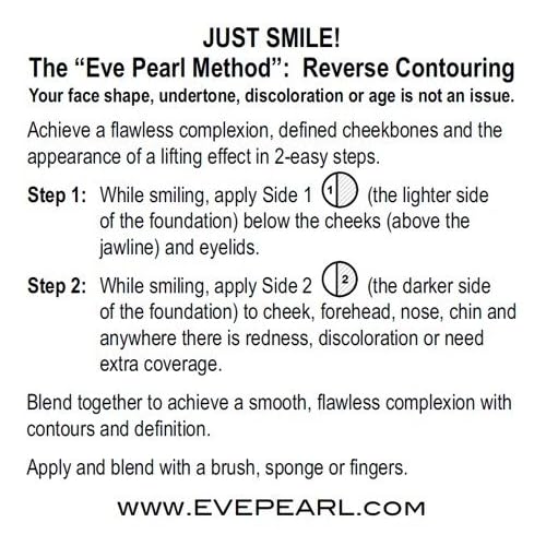 EVE PEARL HD Dual Foundation Full Coverage Long Lasting Everyday Make Up Non Greasy Lightweight Texture Vitamin E Skincare (Fair)