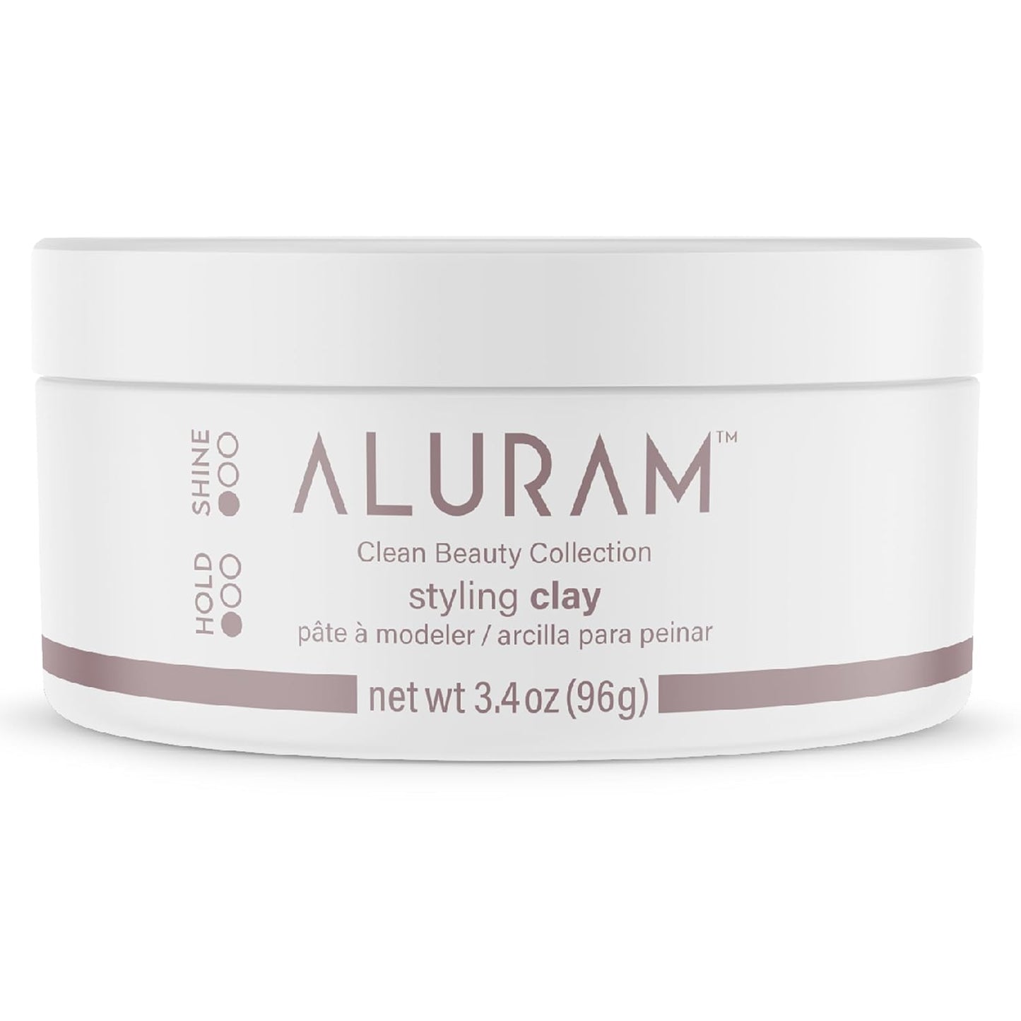 ALURAM Hair Styling Clay - Soft Satin Finish for All Hair Types | 3.4 Fl Oz Clean Beauty
