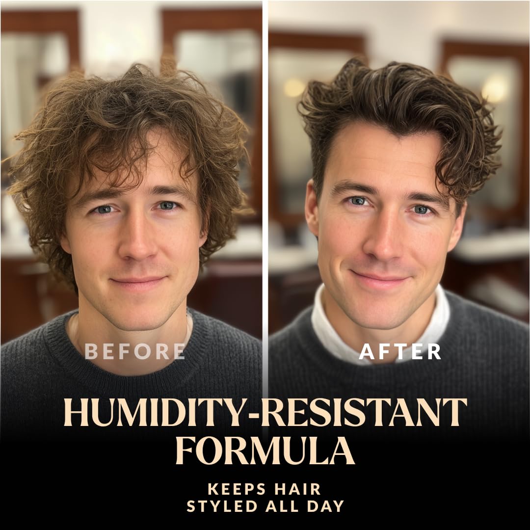 Charlemagne Sea Salt Spray for Men - Firm Hold, 6.76 fl oz, Pack of 2